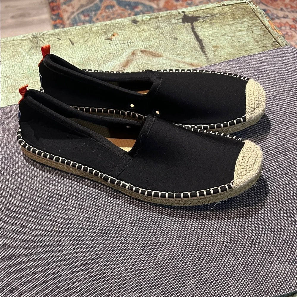 Women's Sea Star Beachwear® Beachcomber espadrille water shoes in black Size 9
